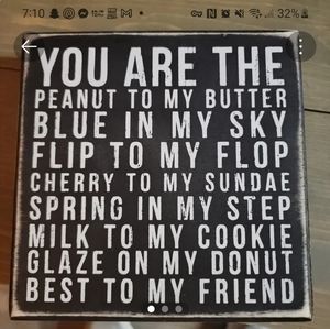 home decor  sign
